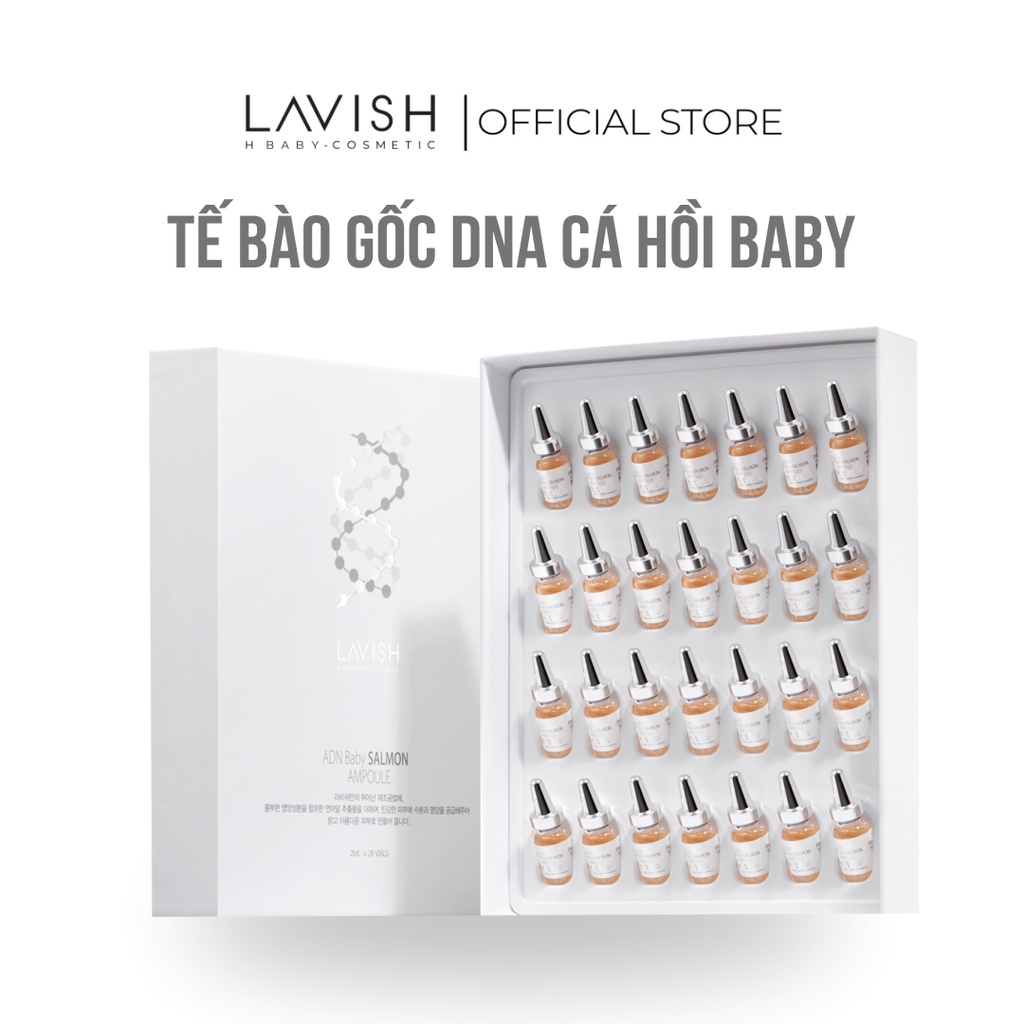 Ảnh Tinh chất tế bào gốc DNA Cá hồi Lavish H Baby 28 ống 3