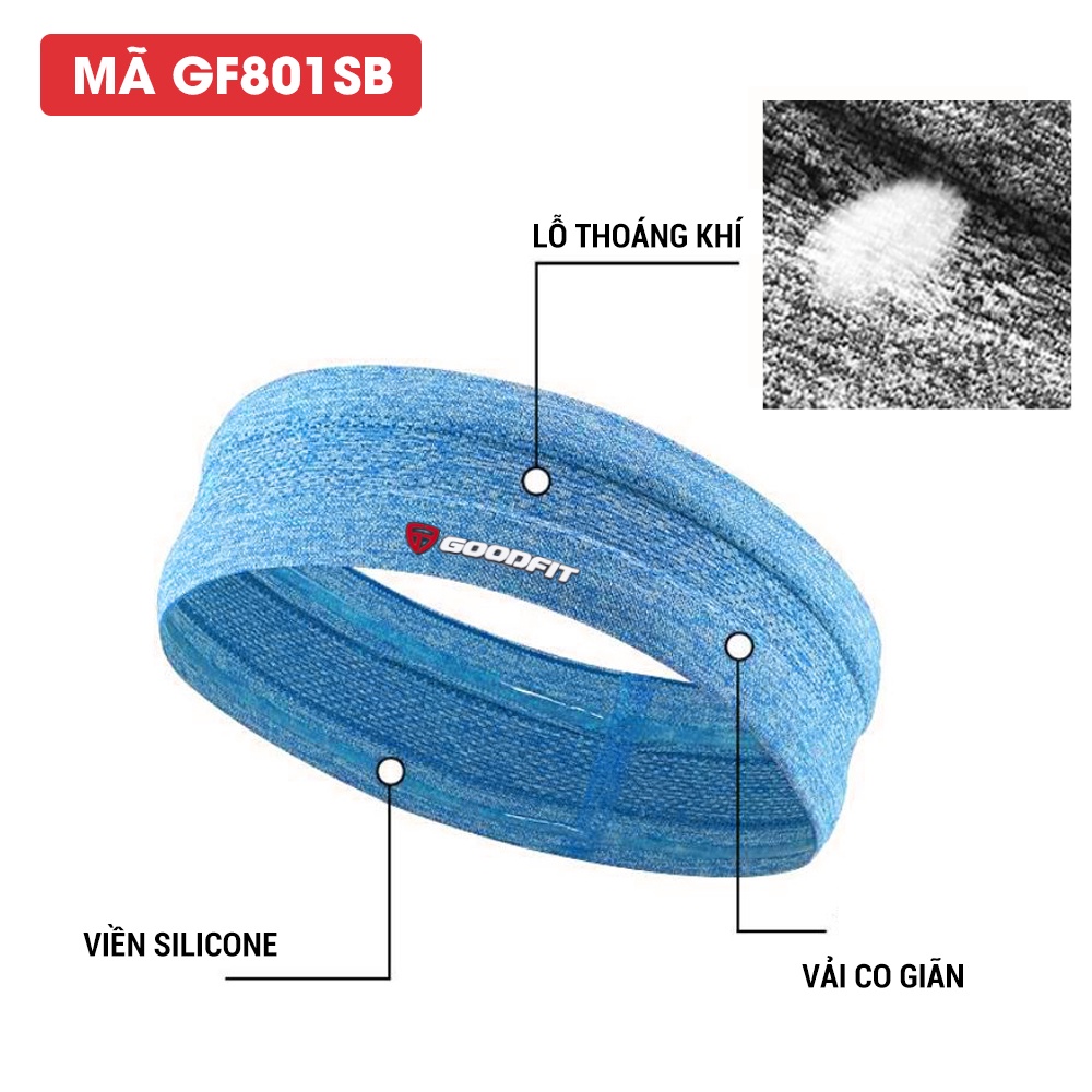 Ảnh Băng đô thể thao headband goodfit co giãn 4 chiều, thấm hút mồ hôi 4