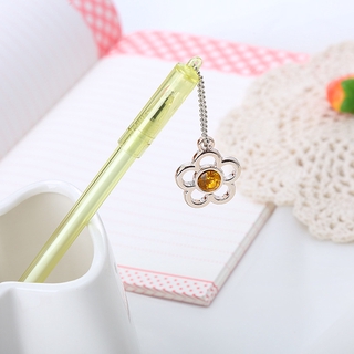 3 Bút Tag Hình Hoa 5 Cánh Kèm Ngọc - Thỏ Hồng VPP