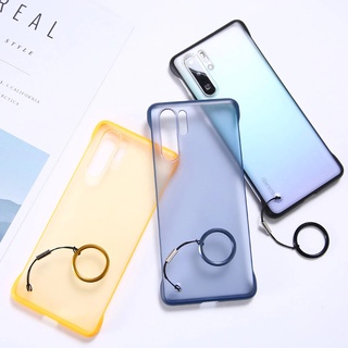Ốp điện thoại không viền mờ Huawei P20 P30 P40 p50 P60 Mate 10 20 30 40 50 60 Pro Honor 20 Pro Vỏ bảo vệ kim loại trần siêu mỏng T02