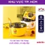 Tô ăn mì, ca ăn mì inox Vịt Vàng, cách nhiệt, có nắp đậy