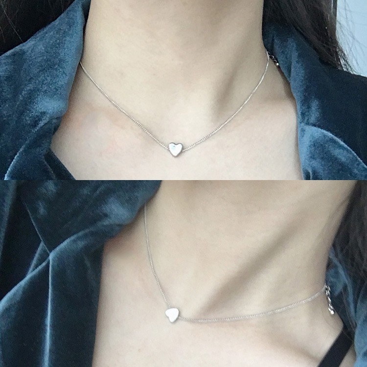 dây chuyền mặt tim xinh xắn