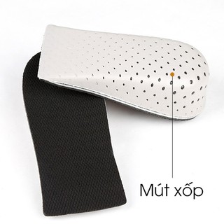Miếng Lót Giày Độn Đế Tăng Chiều Cao 2cm / 3cm / 4cm Êm Chân dành cho nam và nữ