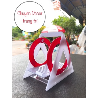 Xích đu cho hanster, cao 10cm, mica cao cấp