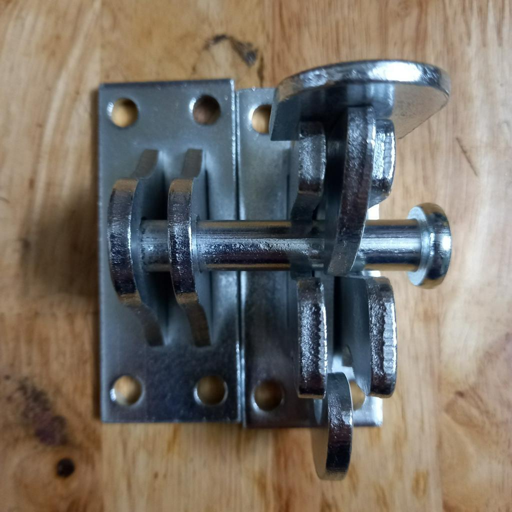 Chốt Cửa Tự Động, Tự Đóng Inox 304- 2 Phiên Bản Then Cố Định/ Di Động cao cấp- Tặng 8 vít inox - Không Ưng Hoàn Tiền