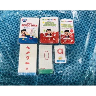 Bộ thẻ chữ cái giấy đẹp cho trẻ mầm non giúp bé nhanh đọc chữ và số