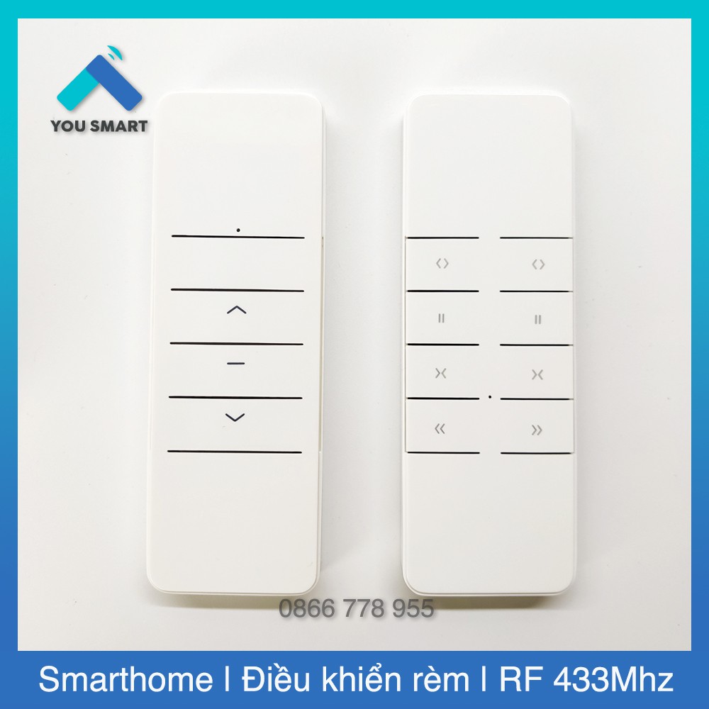 Điều khiển rèm thông minh Remote RF 433 (Đơn và Đôi) | Shopee Việt Nam