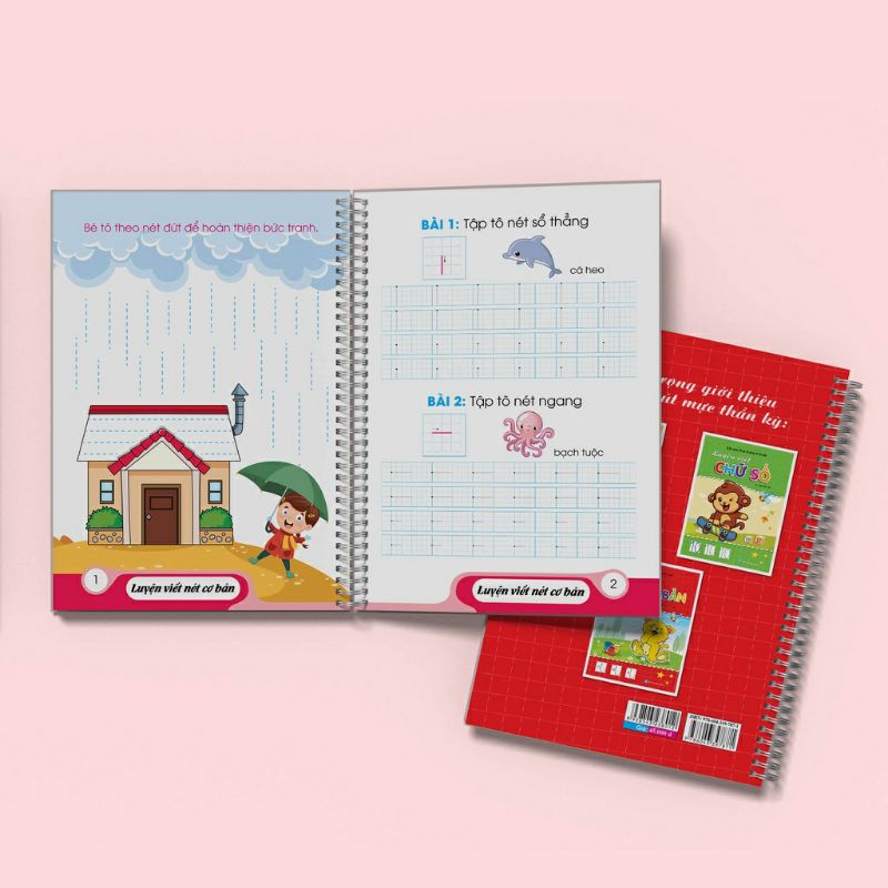 Ảnh Sách - Sách 3 cuốn Luyện viết thần kỳ, mực tự biến mất - tặng kèm bút 2