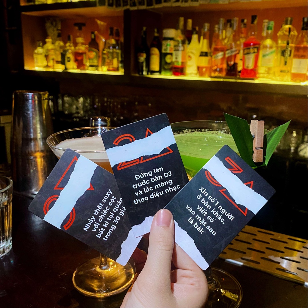 Bộ bài drinking game chơi tại bar, pub In The Clak, bài uống rượu Ừng Ực 55 lá