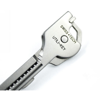 Móc Khóa Kim Loại Đa Năng 6 in 1, dụng cụ khui bia, nắp chai, mở hộp, cưa, vít bỏ túi treo chìa khóa