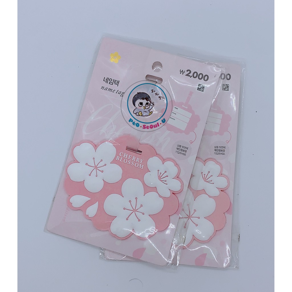 { Daiso Hàn - Có Sẵn} Cherish Series ~ Nametag vali | Shopee Việt Nam