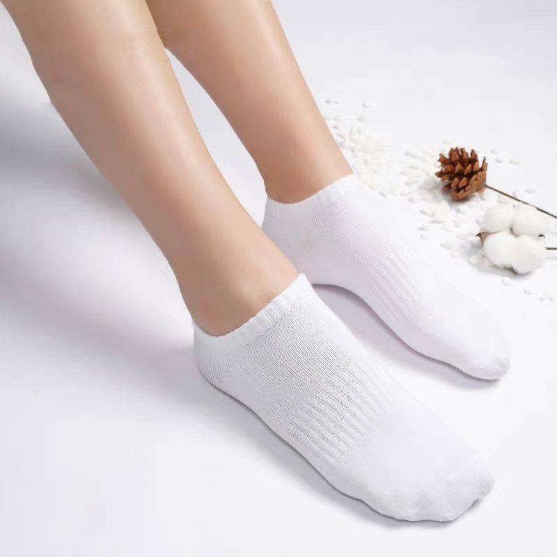 Tất vớ nam nữ chất liệu vải Cotton co giãn bốn chiều, phong cách đơn giản chống hôi chân - Ekiu Shop