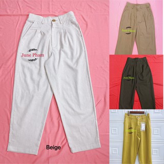 [JUNE LINEN] Q11. Quần Baggy Nữ Linen Bigsize NHIỀU MÀU. Video/hình thật.