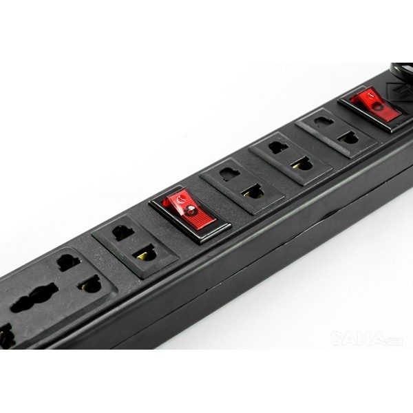 Ổ cắm điện Lý Trung (ĐEN DÀI) C20