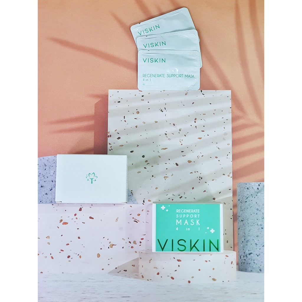Ảnh 1 gói Mặt nạ sủi bọt VISKIN thải độc, hỗ trợ phục hồi da 4 trong 1 – gói 2g [CHÍNH HÃNG] 3