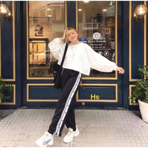 Áo Croptop Tay Dài Phồng
