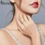Nhẫn Bamoer Bạc 925 sáng bóng không gây dị ứng thời trang cho nữ