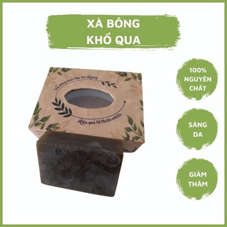 Xà Bông Giúp Trắng Da,Giảm Mụn Hiểu Quả 100gr  xà phòng Khổ Qua Thiên Nhiên Ba Hương, Xà Phòng