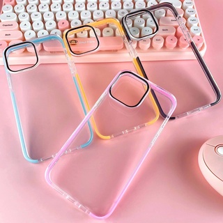 Ốp phối viền màu lưng trong cao cấp chống sốc Iphone 13/ 13Pro/ 13Promax
