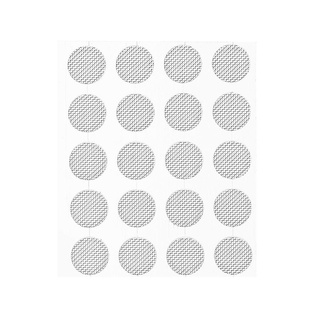 [Còn hàng] LEAFYHOME 20 cái / bộ 4mm 4.2mm 4.7mm 5mm Lưới thép Tai nghe Thay thế Phụ kiện tai nghe Màn hình lọc