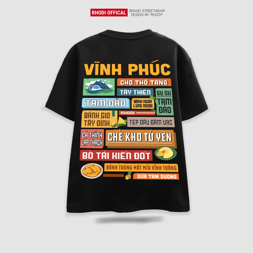 Áo phông local brand RHODI dáng tay lỡ unisex phong cách ulzzang nelly Vĩnh Phúc