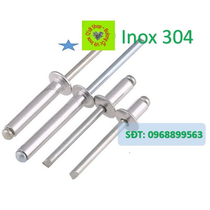 Đinh rút inox , inox 304, rive inox, ri vê inox | Shopee Việt Nam