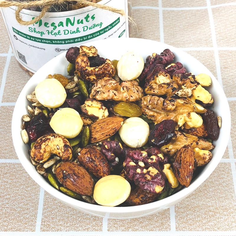 Granola Siêu Hạt Vị Chocolate Ít Yến Mạch