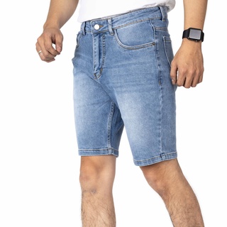 Quần Short Jean Nam Kboy Shop, Quần đùi Jean  nam trơn co giãn bigsize thoáng mát, hợp dáng dễ dàng phối đồ QSJN.