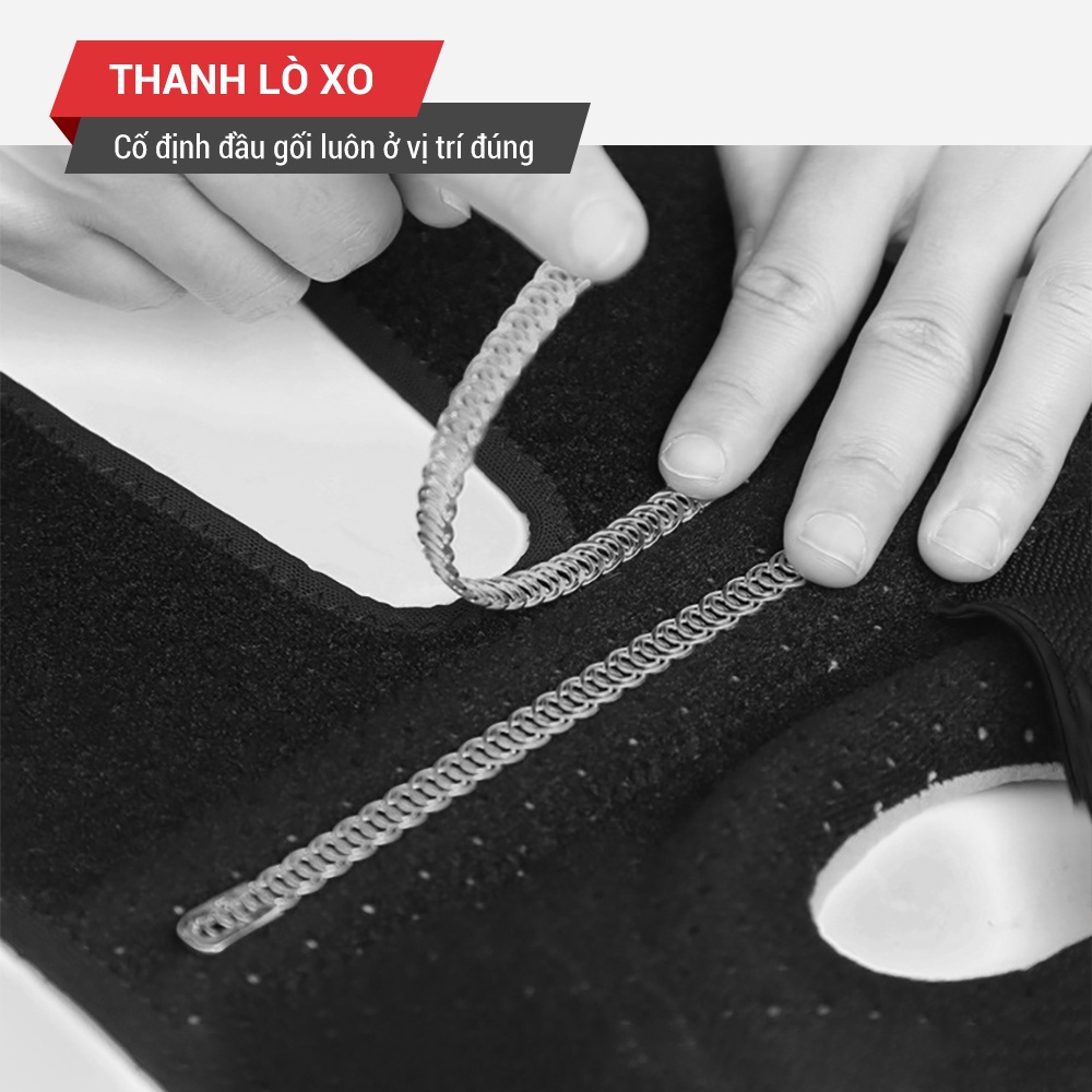 Bó gối thể thao, đai bảo vệ đầu gối GoodFit điều chỉnh dễ dàng, hỗ trợ tập luyện thể dục thể thao