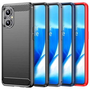 Dành cho OPPO Reno 7Z / 8 Z / 7 Lite / 8 Lite 5G Kết cấu chải siêu mỏng Vỏ nhựa TPU mềm chống sốc
