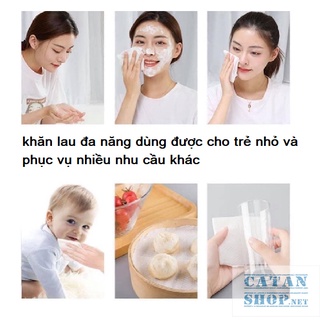 Khăn lau mặt khô, khăn giấy tẩy trang dùng 1 lần tiện lợi đa năng GD520-khandao