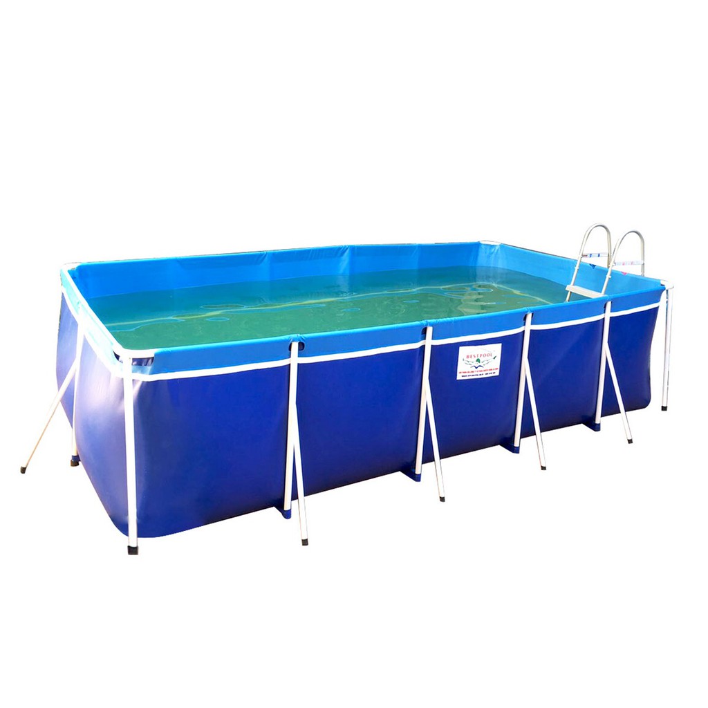 Bể bơi bạt - bể bơi cỡ lớn khung thép lắp ghép cỡ lớn 4.05mx2.25mx0.86m và 3.05mx2.05m,0.86m
