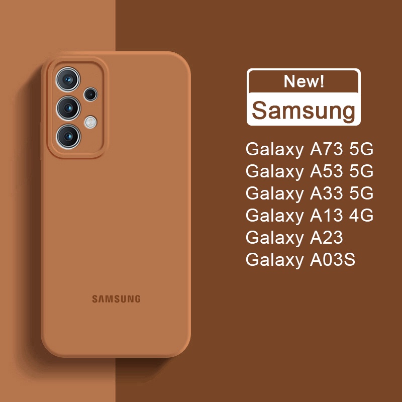 Ôp Điện Thoại Silicon Dẻo Kèm Khung Bảo Vệ camera Cho samsung galaxy a73 a53 a52s a52 a33 5g a13 a23 4g a03s a03 a13 4g lite lte Ốp