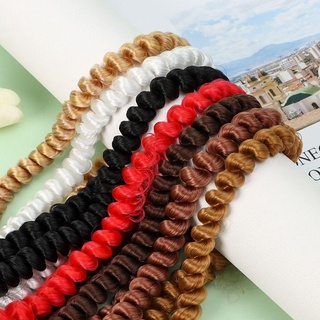 Risedot Búp Bê Tóc Giả Handmade Mini Váy 1 / 6 1 / 4 1 / 3 1 / 12 Phụ Kiện Dây Tóc Giả