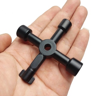 1PC Đa Năng Chữ Thập Tam Giác Chìa Khóa Xe Lửa Điện Thang Máy Tủ Van Hợp Kim Tam Giác Vuông