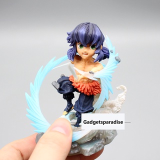 Demon Slayer: Kimetsu No Yaiba Zenitsu Inosuke Akaza PVC Nhân Vật Hành Động Có Thể Ánh Sáng