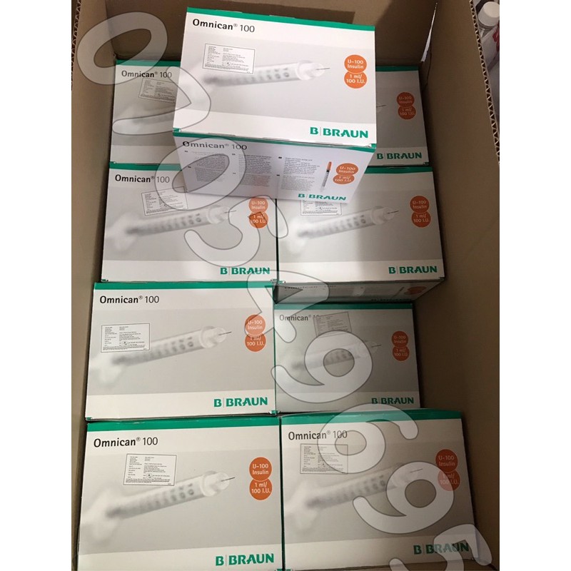 kim chích tiểu đường Isulin Braun Iu100 - Hộp 100 cái