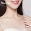 Vòng cổ Bamoer SCN332 đính đá lấp lánh đơn giản thời trang sang trọng