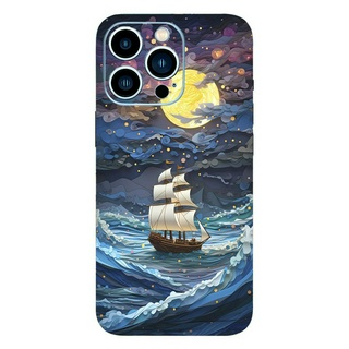 Tấm dán Skin mặt sau / Ốp lưng Thuyền Buồm MS02 FULL VIỀN 15 pro max , 14 pro max , 13 pro max , 12 pro max - FukiShop