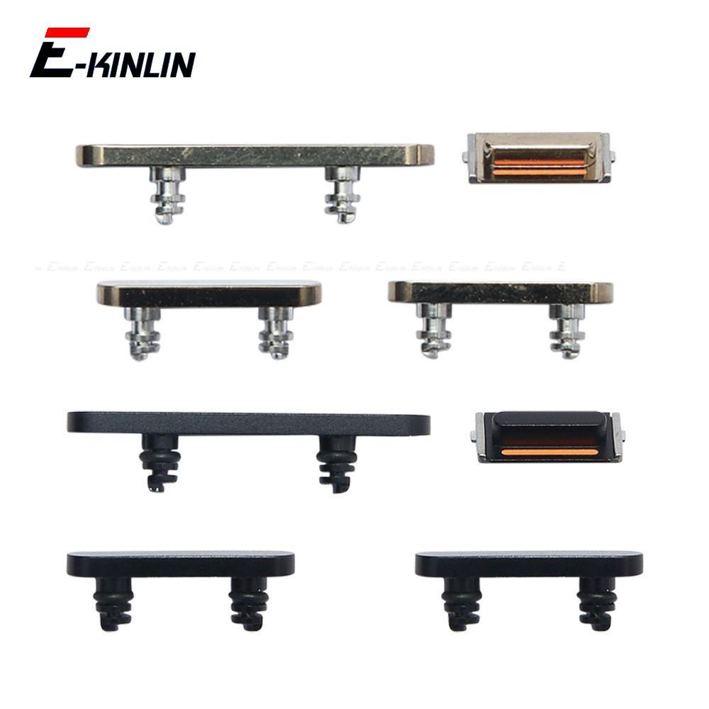 Bộ đầy đủ Nút bên tương thích cho IP 13 mini 13 Pro Max Bật nguồn Tắt khóa Nút công tắc âm lượng Tắt tiếng Bộ chìa khóa im lặng Thay thế các bộ phận