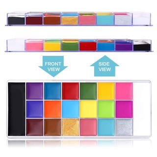 Bộ Sơn Cơ Thể Mặt UCANBE - Bảng Tranh Athena, 10 Bàn Chải Nghệ Sĩ - Chảo Sâu Lớn, Lý Tưởng Cho Tiệc Hóa Trang Halloween SFX Trang Điểm Sân Khấu Nghệ Thuật, Không Độc Hại Cho Người Lớn Trẻ Em