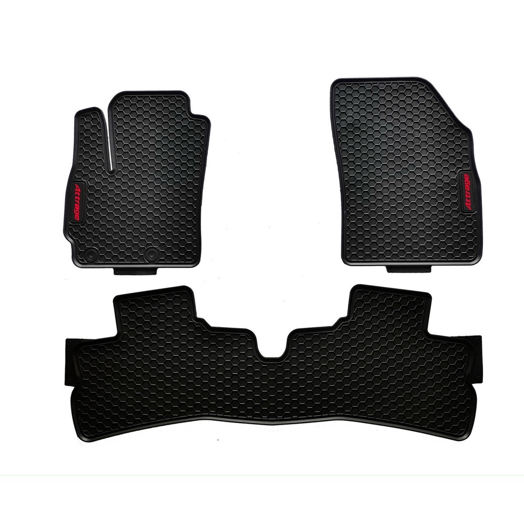 Thảm lót sàn ô tô Mitsubishi Attrage 2019-2022, bộ trải sàn cao su PVC đúc, không mùi an toàn dễ dàng vệ sinh giá tốt