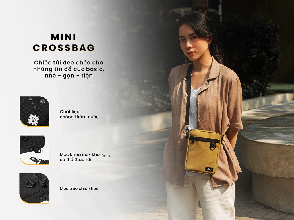 Mô tả Túi đeo chéo DIM Mini Cross Bag - 1