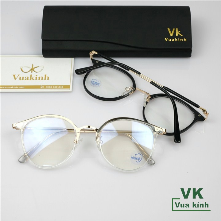 Gọng và mắt kính chống ánh sáng xanh, mắt cận có độ thời trang V173