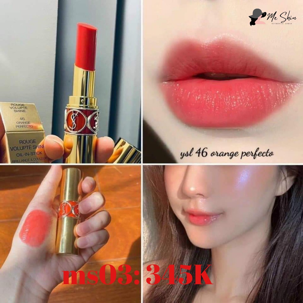 Son YSL Rouge Volupte Shine m u 46 Shopee Vi t Nam