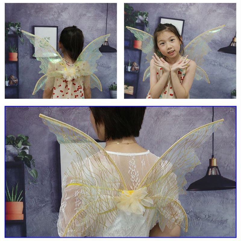 Skin Fairy Angel Đầm Cánh Bướm Hóa Trang Halloween / Giáng Sinh / Biểu Diễn