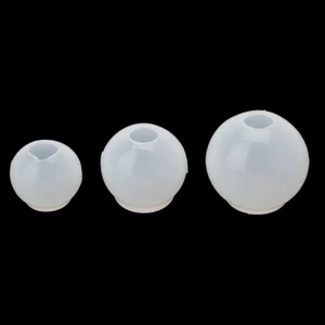 OXXGGKAO DIY Hình Cầu Khuôn Tròn Cho Nhựa Epoxy Trang Sức Làm Khuôn Thủ Công Tự Chế