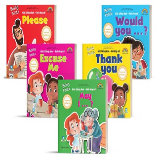 Sách - Combo Giỏi Tiếng Anh Vui Ứng Xử Trọn Bộ 5 Cuốn - Being polite