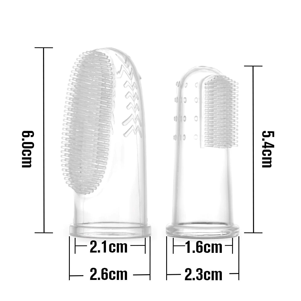 Mô tả Rơ lưỡi, tưa lưỡi siicone cho bé Haakaa xỏ ngón tay. Hộp 2 chiếc Size S và Size L - 4
