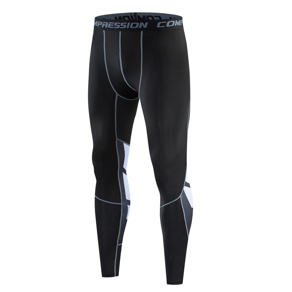 Quần Giữ Nhiệt Pro Compression Thể Thao Tập Gym Nam Dáng Dài Màu Đen Co Giãn 4 Chiều 💥HÀNG MÓI VỀ💥